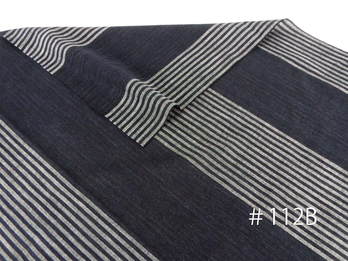 Kameda striped cotton fabric thin fabric # 112 ABC 3 patterns