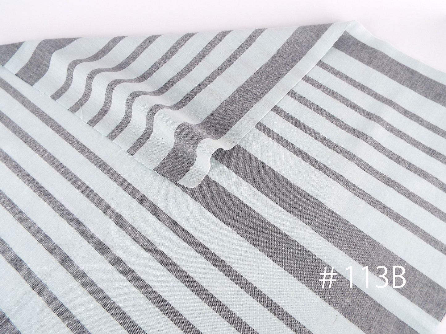 Kameda striped cotton fabric thin fabric # 113 ABCD 4 patterns