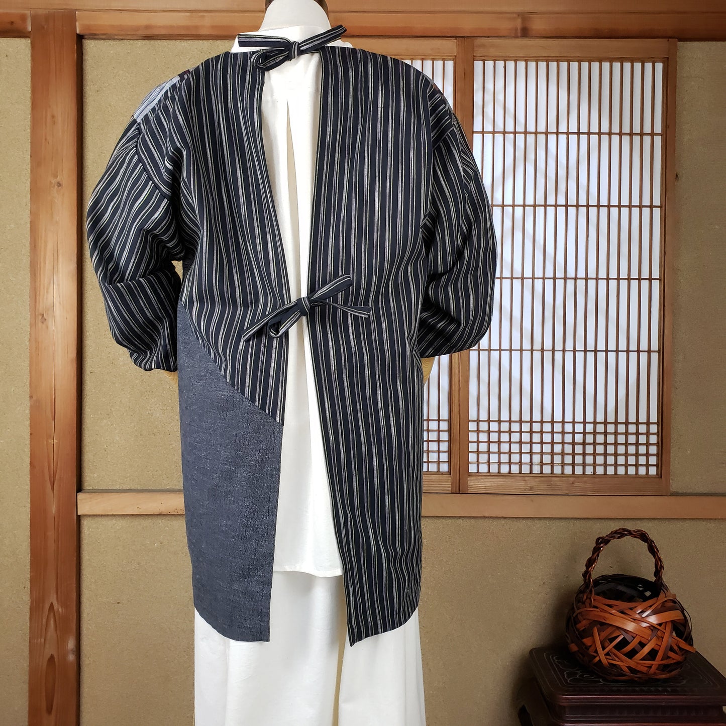 切り替えショートかっぽう着 普通地 12Aと17