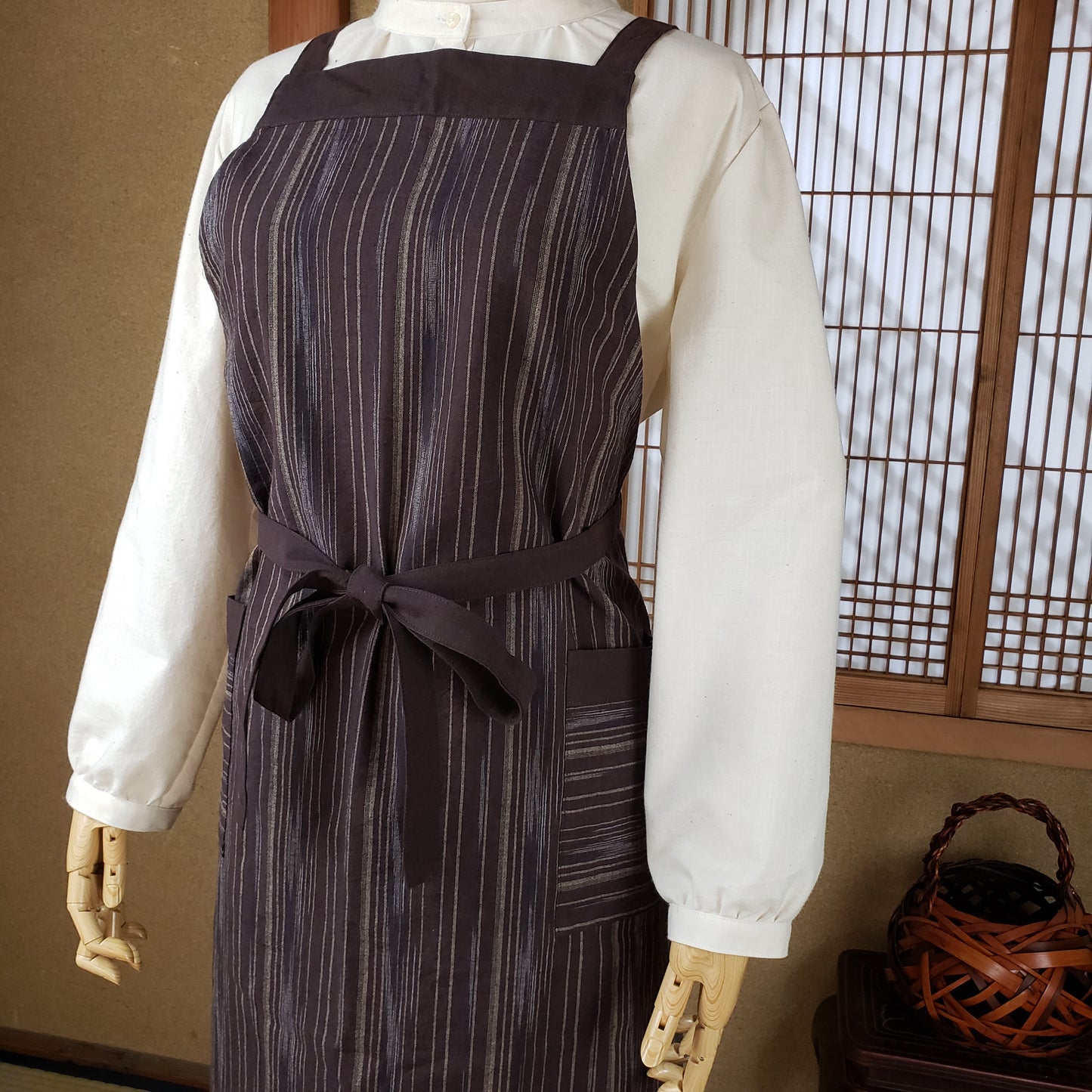 前しばりエプロン 28B縦