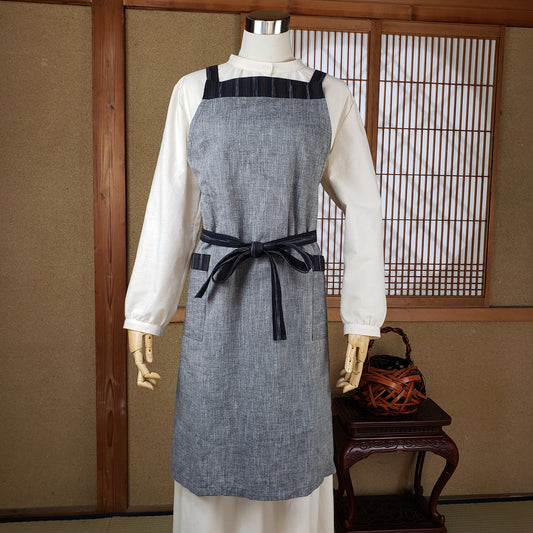 前しばりエプロン キナリスラブ縦