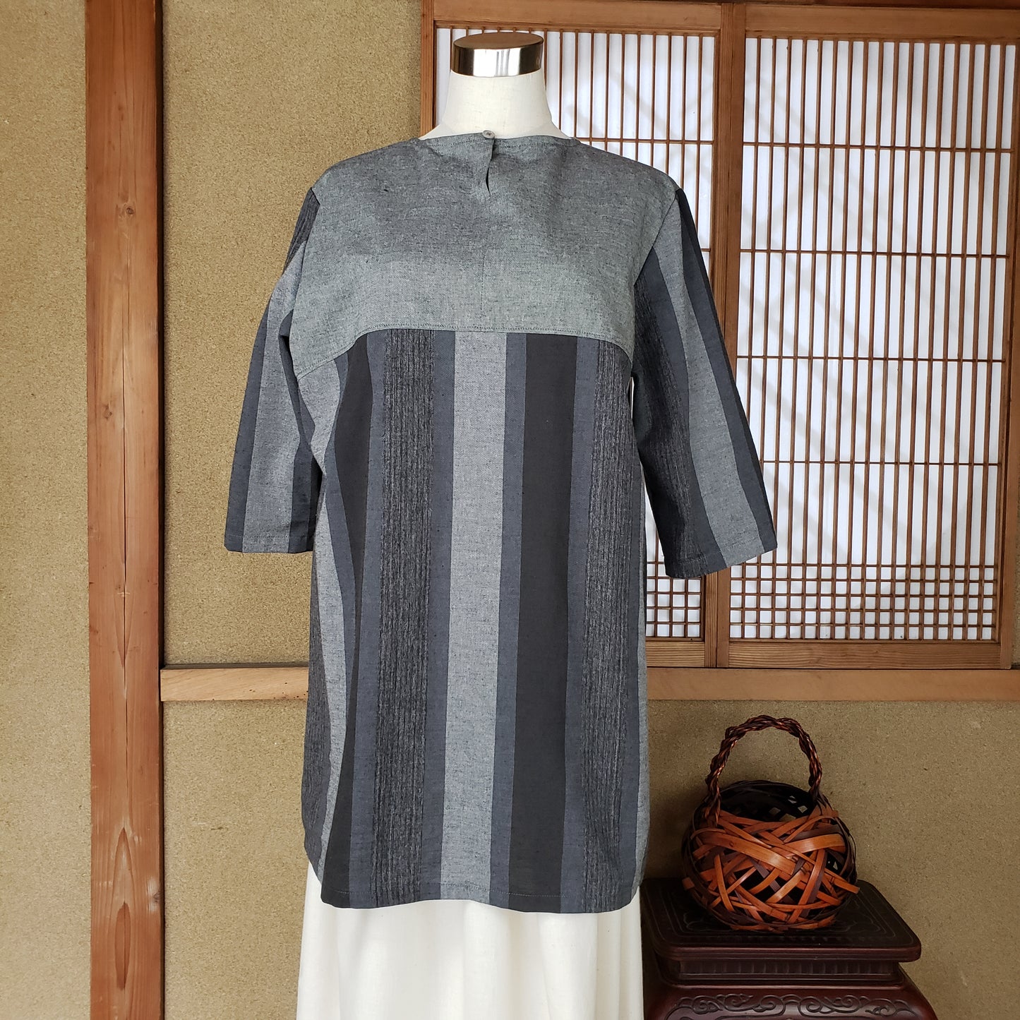 22005 7分袖チュニック 39C