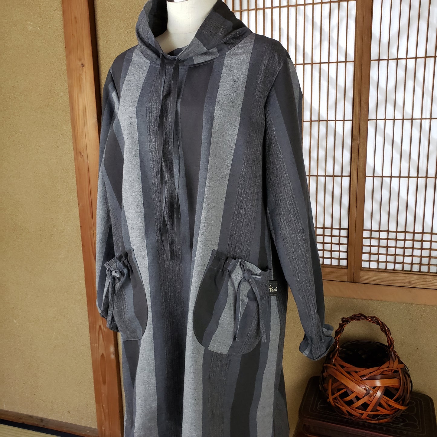 403 裾斜めロングチュニック 39C