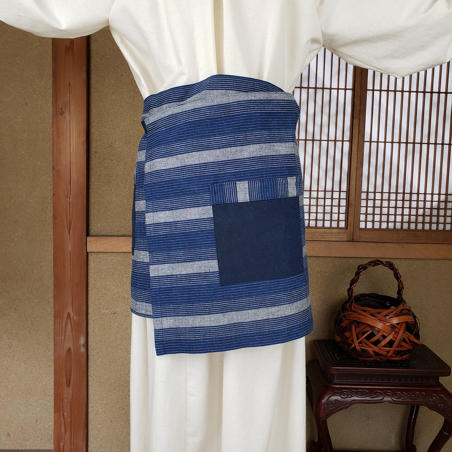 カフェエプロン ビッグワイド BL5