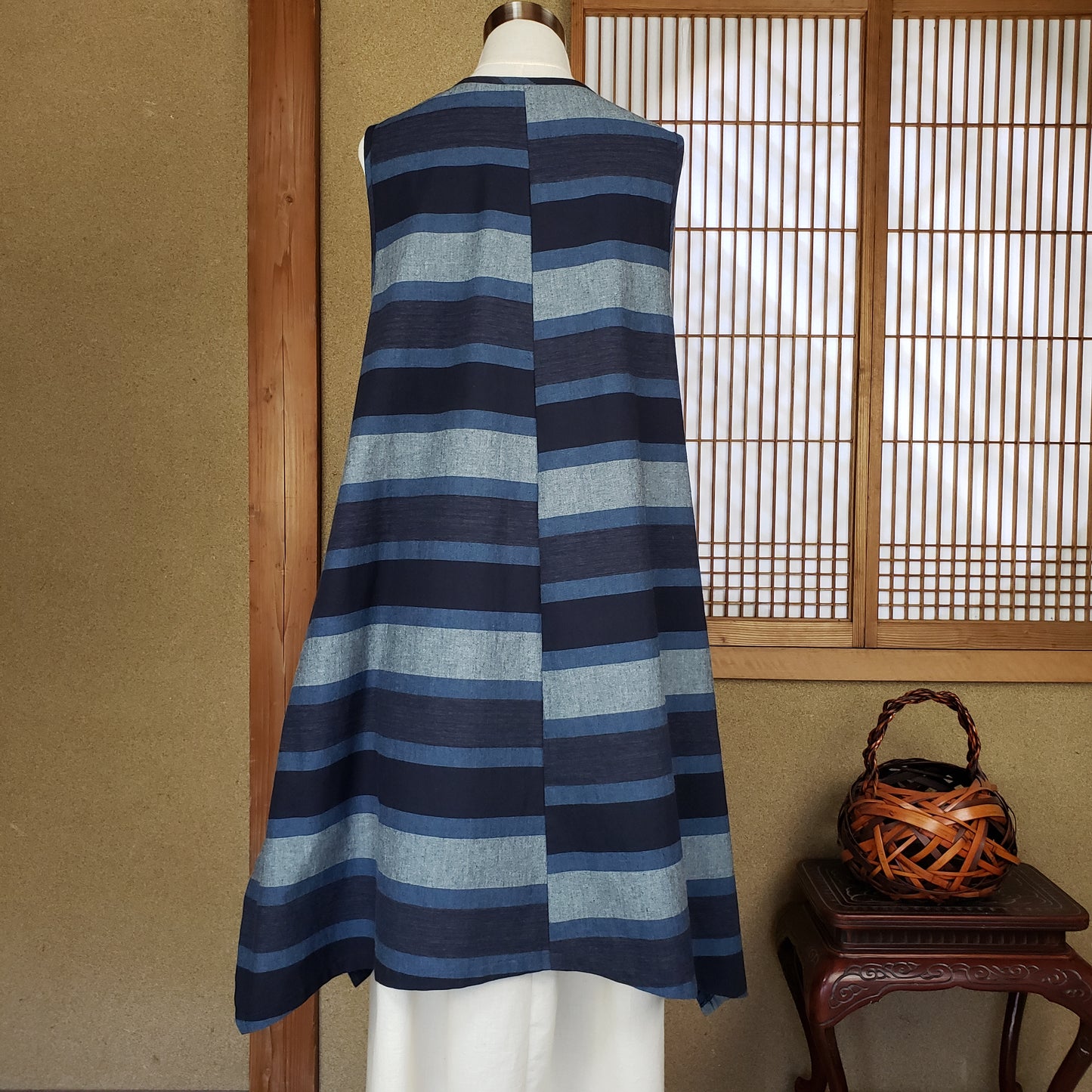 907 切り替えロングベスト 39B