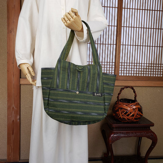 リバーシブル手さげバッグ 33Aと若竹