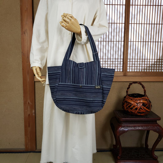 リバーシブル手さげバッグ 28Dと37C