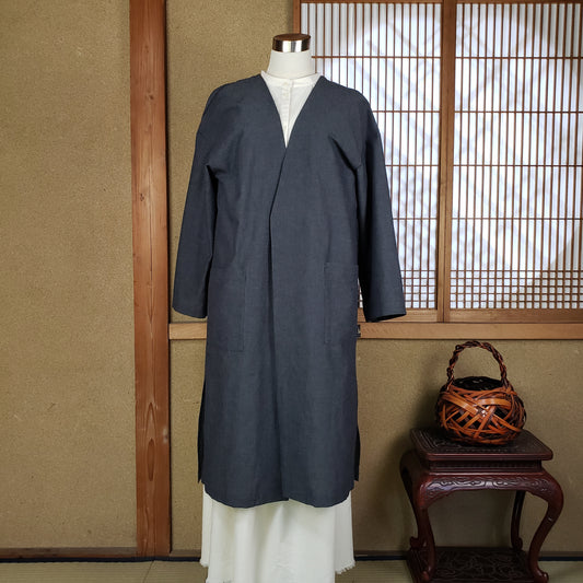 22024 ローブカーディロング グレー