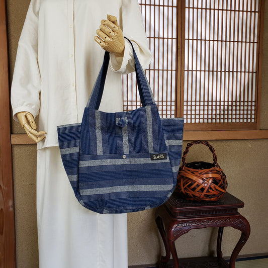 リバーシブル手さげバッグ BL5とBL6