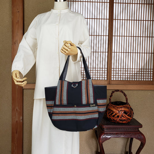 リバーシブル手さげバッグ 19Aと24F