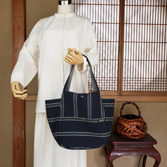 リバーシブル手さげバッグ 18とキナリスラブ