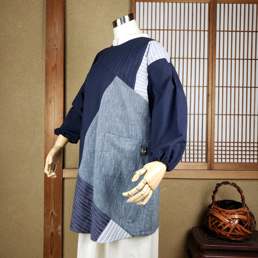 切り替えショートかっぽう着 37Cや21A