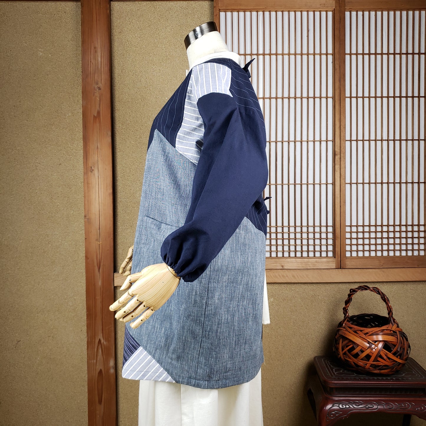 切り替えショートかっぽう着 37Cや21A