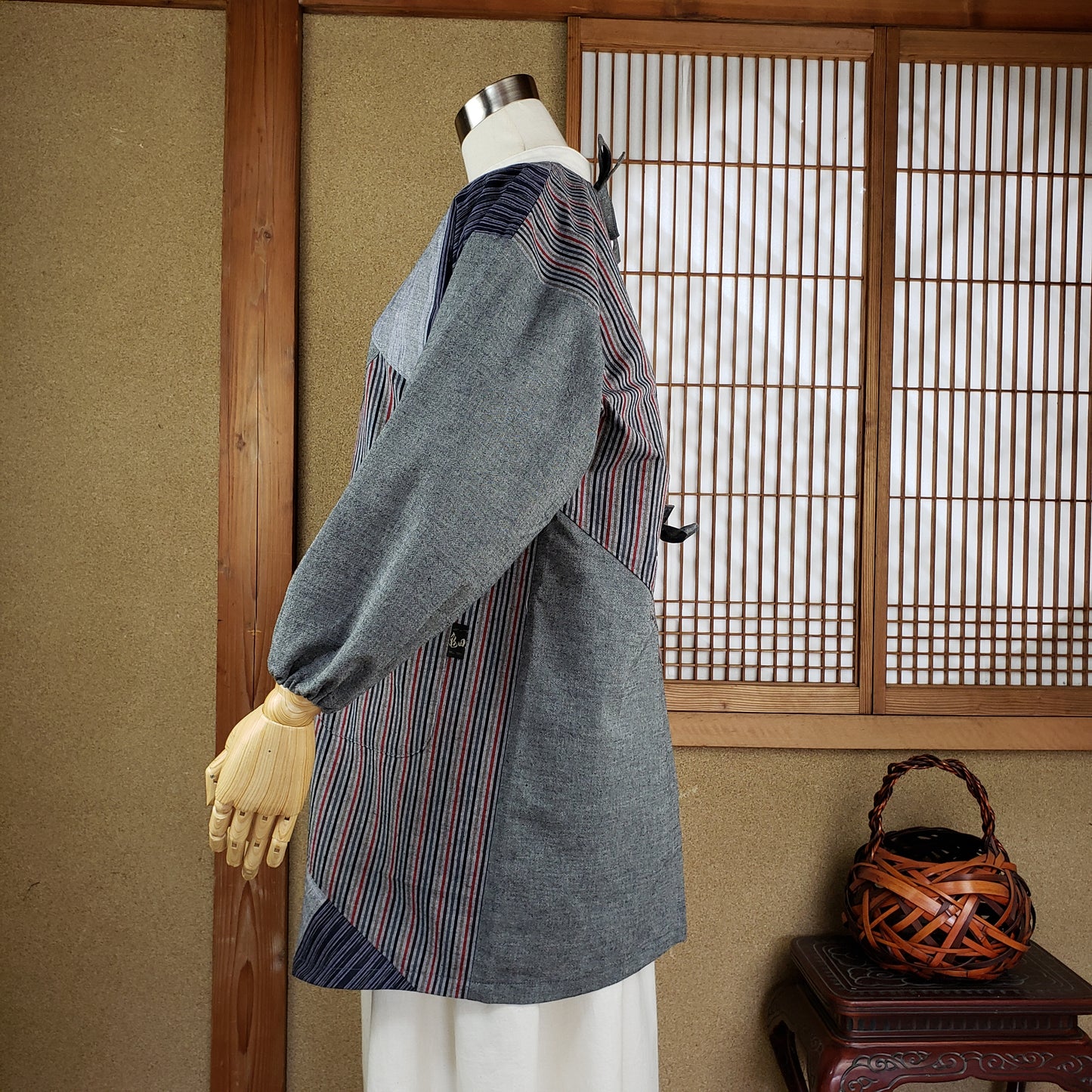 切り替えショートかっぽう着 普通地 38Bと34A
