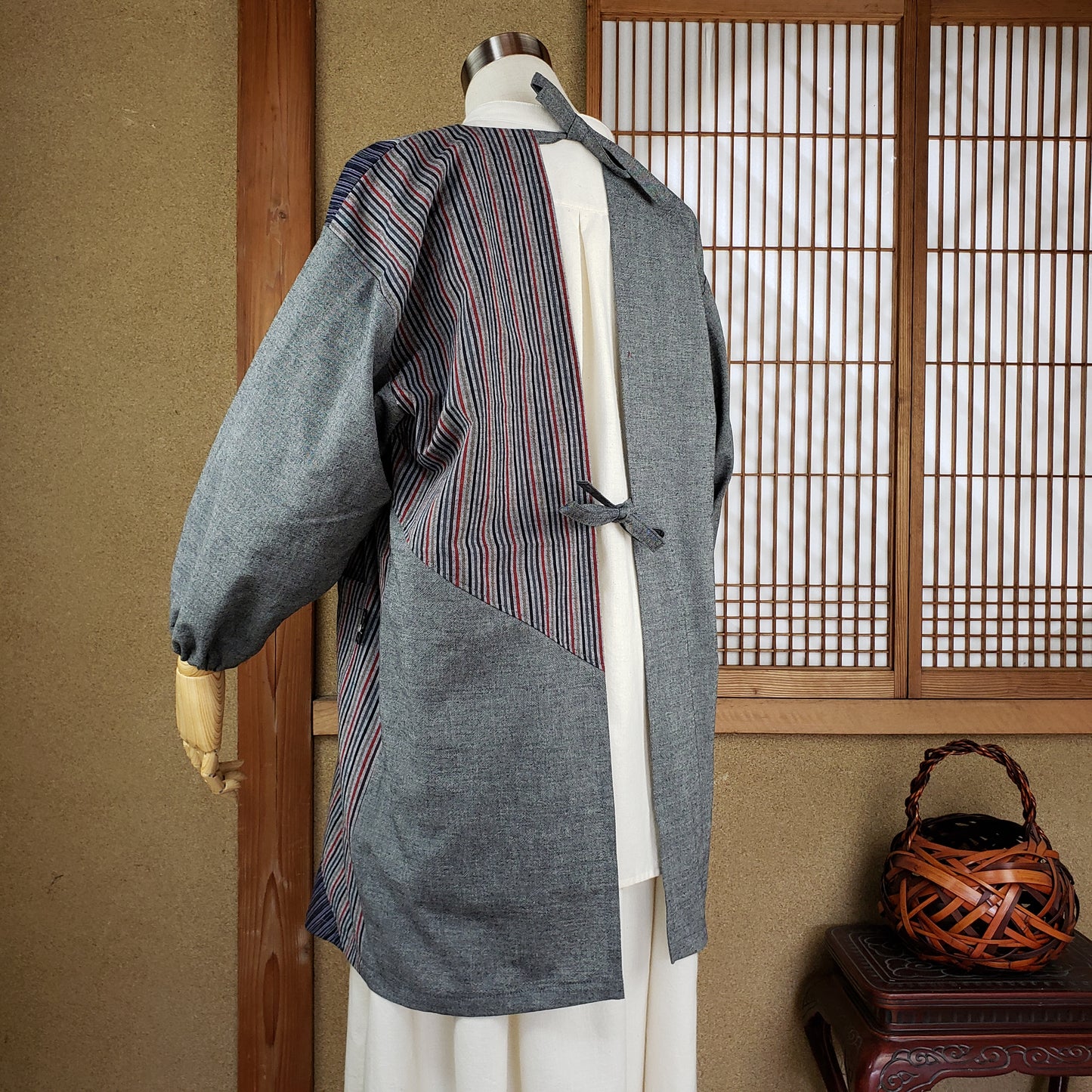 切り替えショートかっぽう着 普通地 38Bと34A
