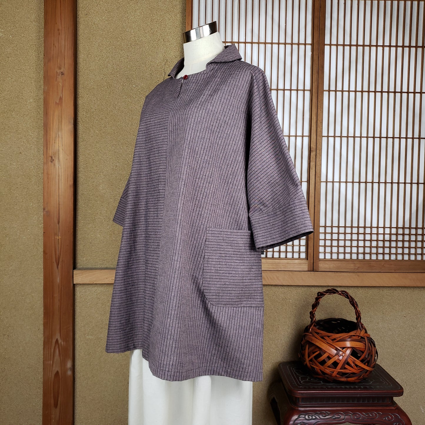 22014 フラットカラーチュニック 30B