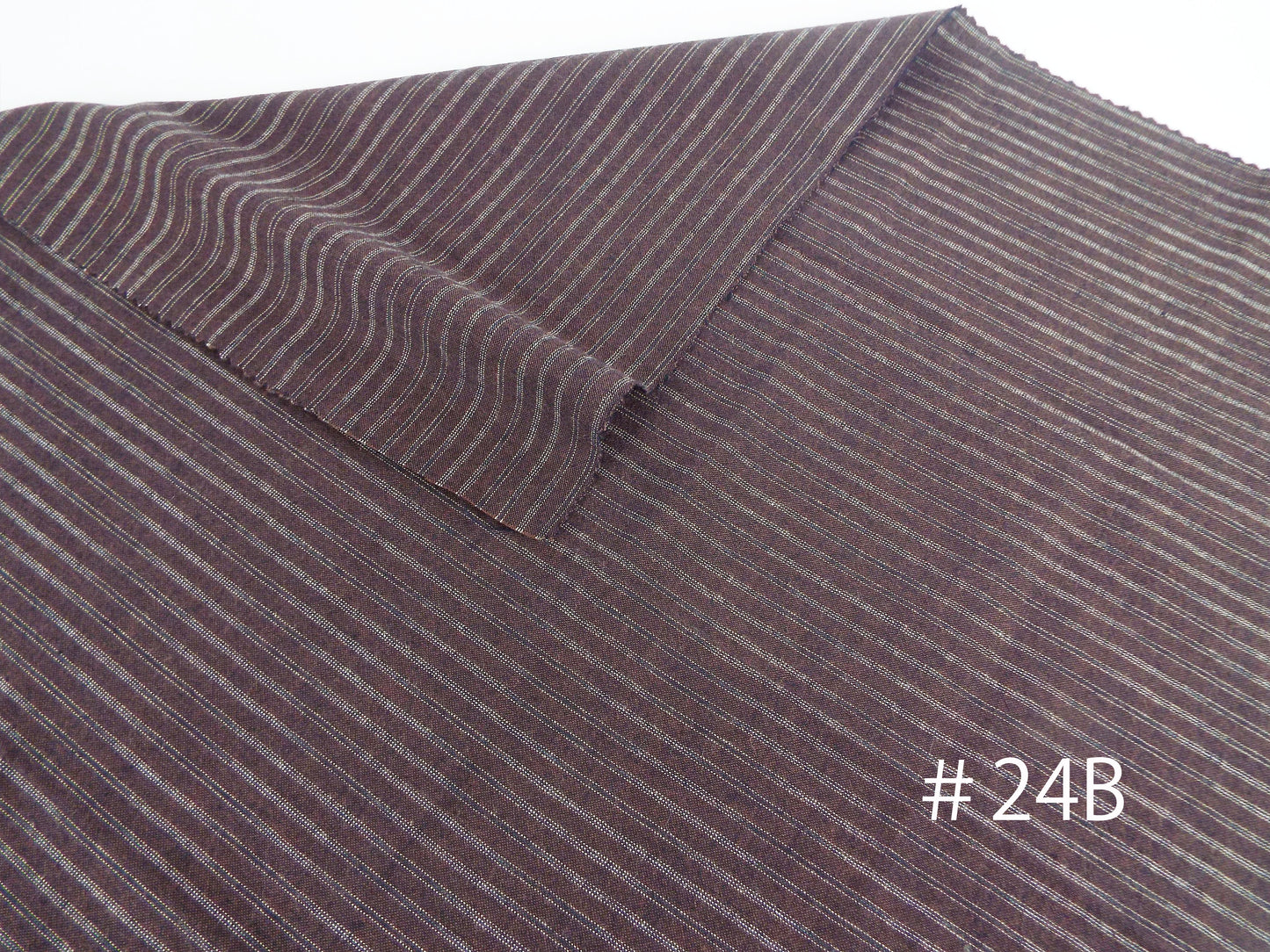 Kameda striped cotton fabric ordinary ground # 24 ABDG 4 patterns