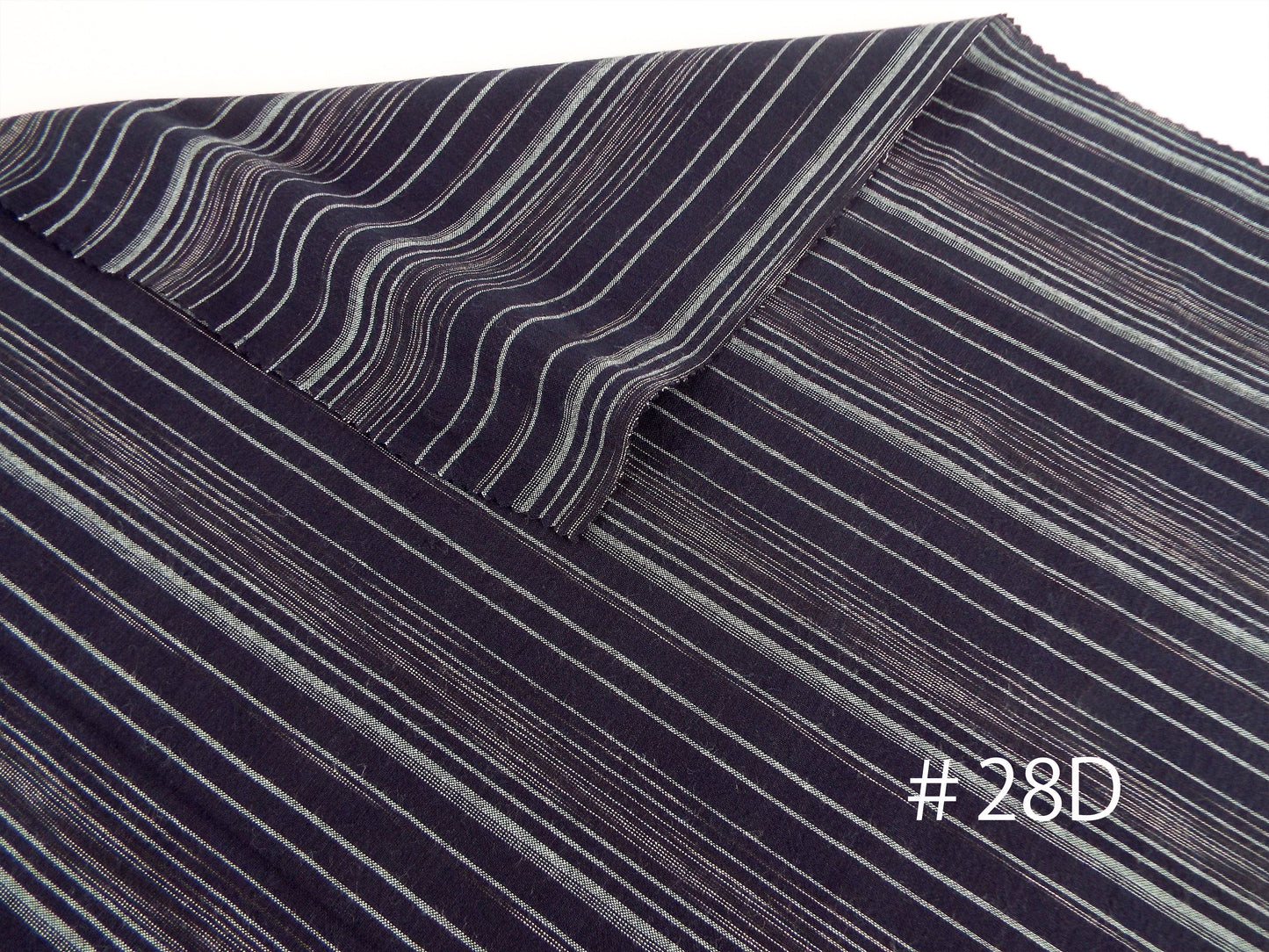 Kameda striped cotton fabric ordinary ground # 28 ABCD 4 patterns