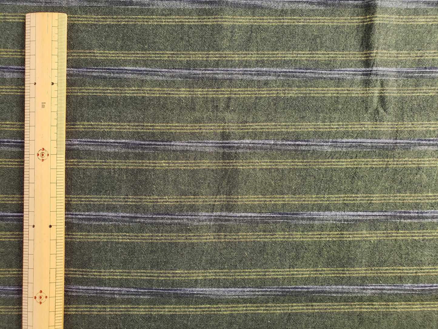 Kameda striped cotton fabric, ordinary ground # 33, AB 2 patterns