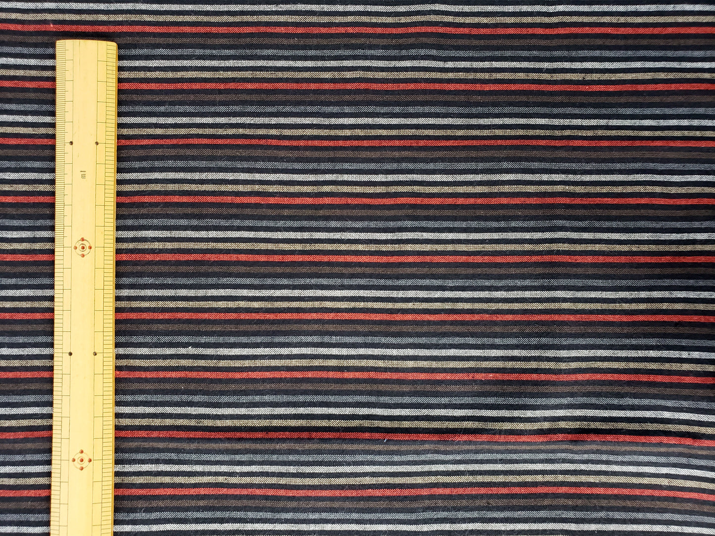 Kameda striped cotton fabric ordinary ground # 34 ABC 3 patterns