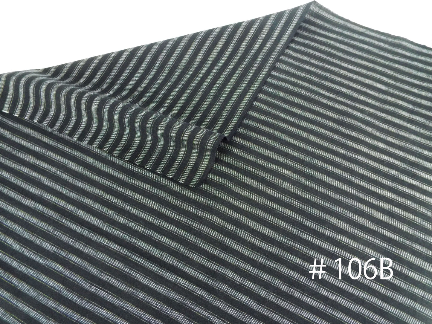 Kameda striped cotton fabric thin fabric # 106 ABC 3 patterns