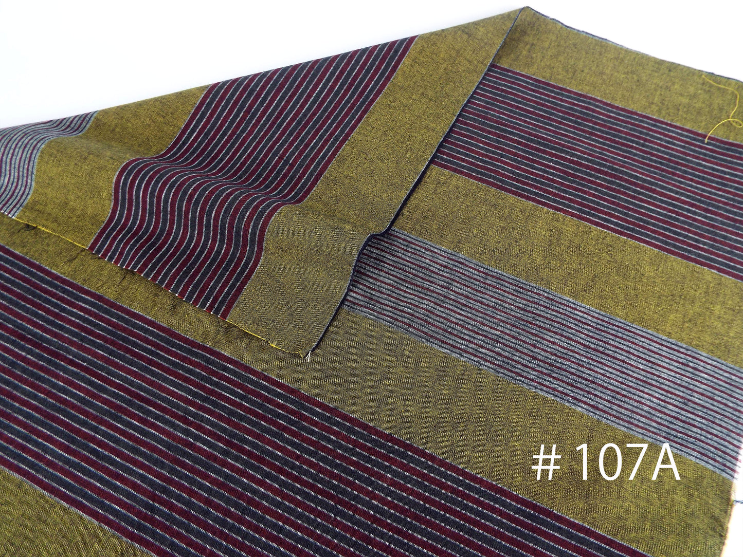 亀田縞　綿織物　薄地　#107　ABの2パターン