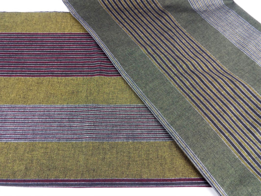 亀田縞 綿織物 薄地 #107 ABの2パターン