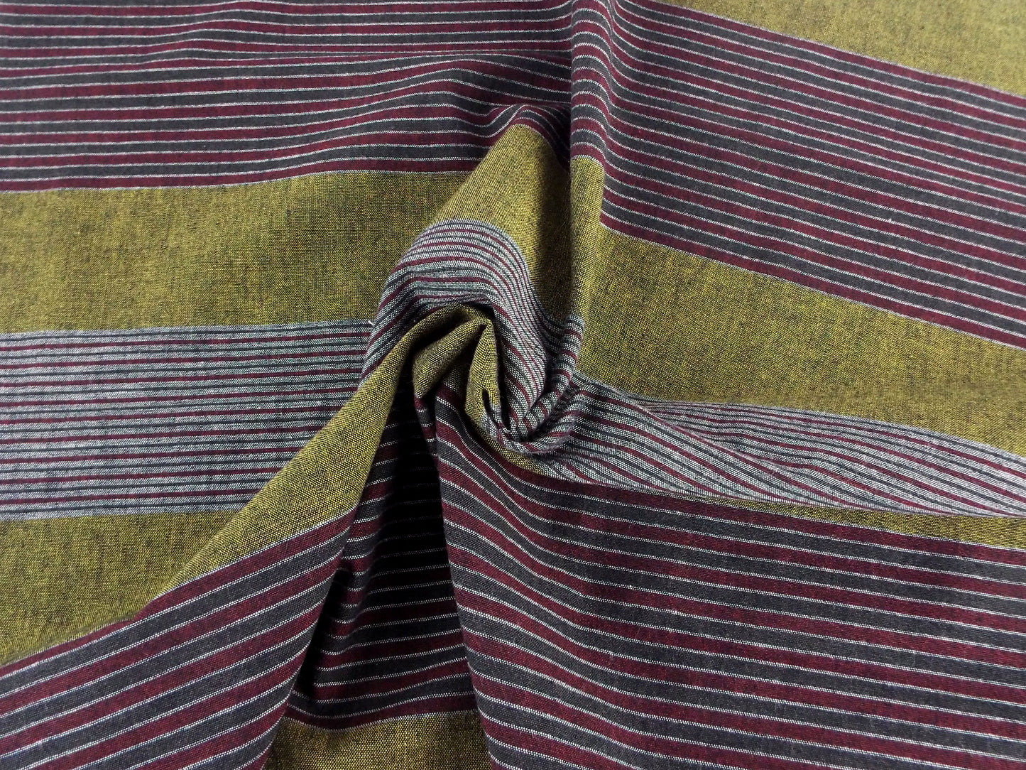 Kameda striped cotton fabric thin fabric # 107 AB 2 patterns