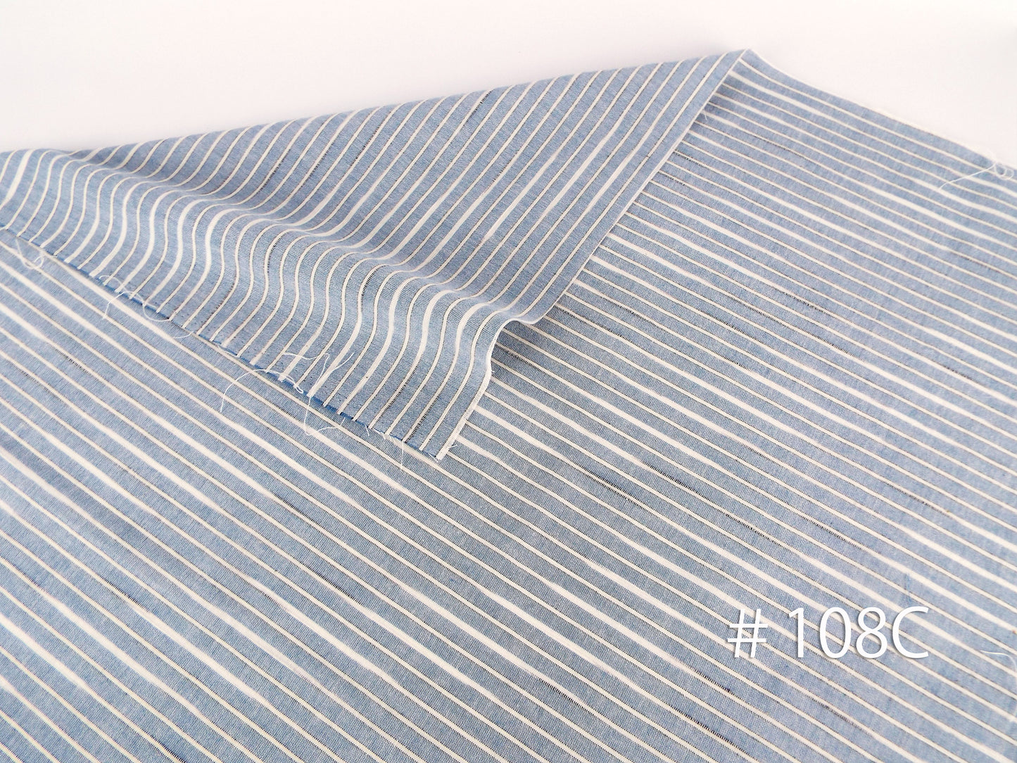 Kameda striped cotton fabric thin fabric # 108 ABC 3 patterns