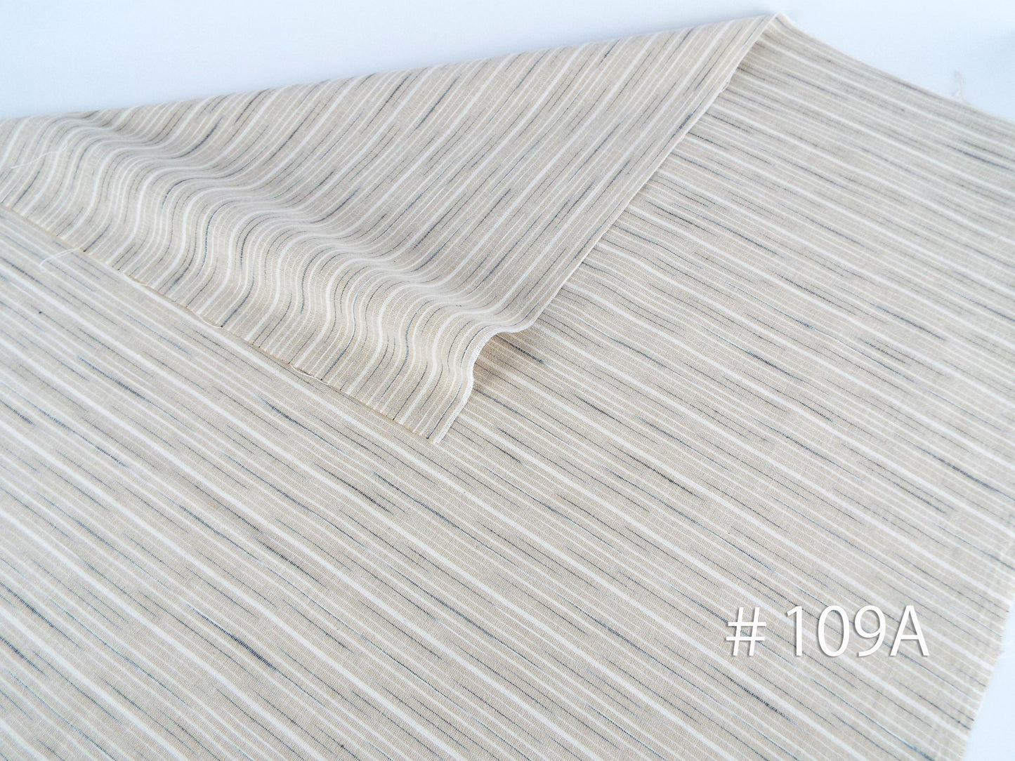 Kameda striped cotton fabric thin fabric # 109 AB 2 patterns