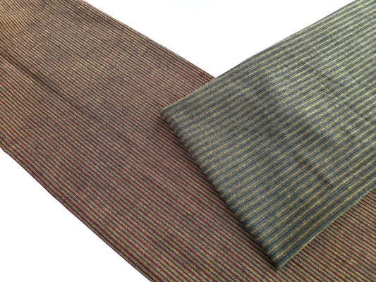 亀田縞 綿織物 薄地 #110 ABの2パターン