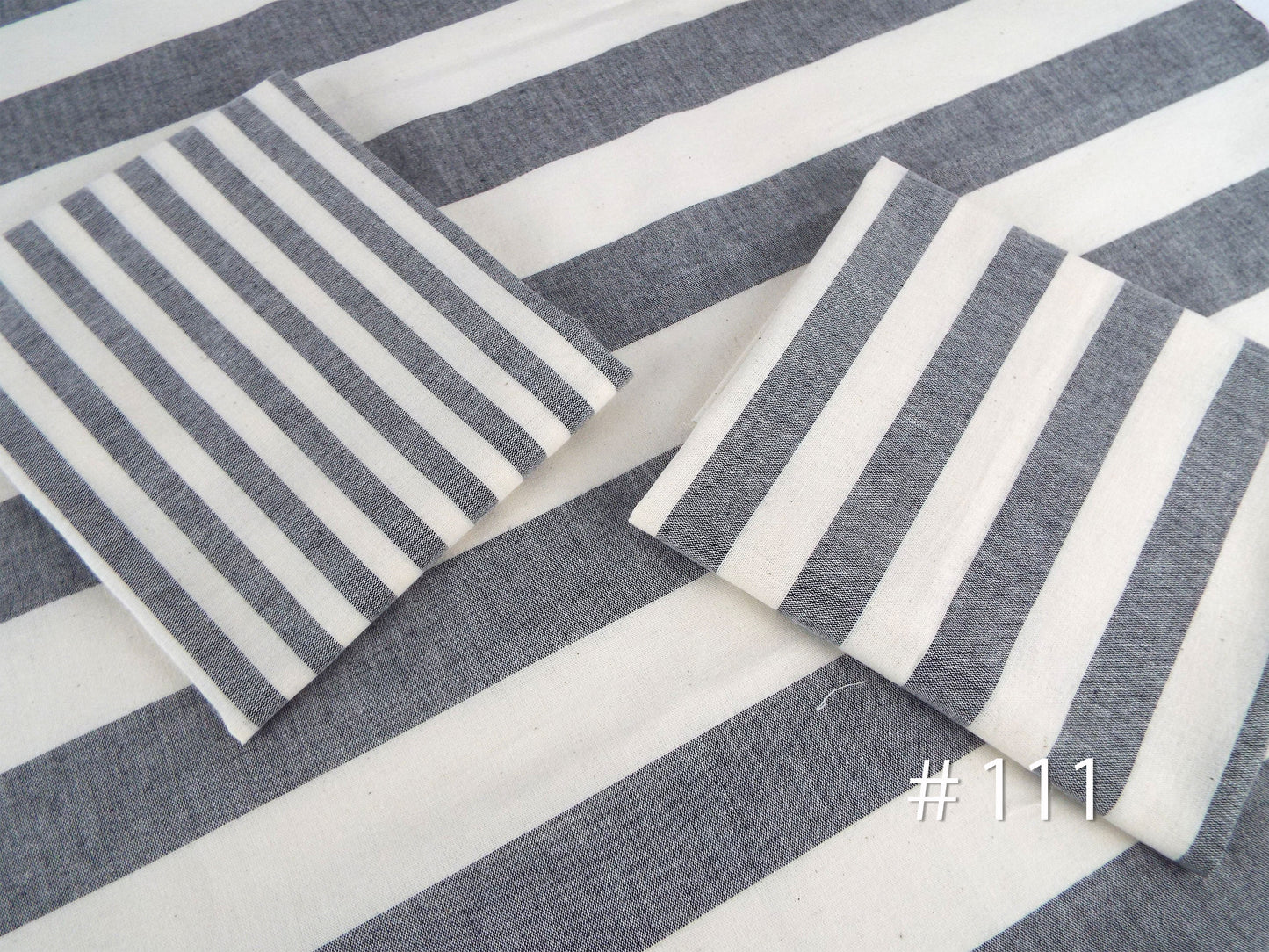 亀田縞　綿織物　薄地　#111　ABCの3パターン