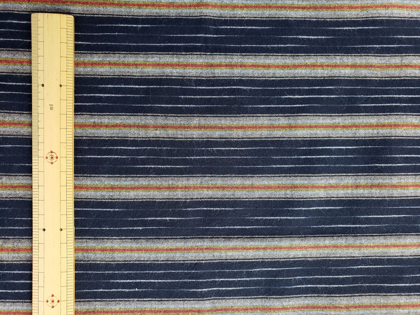Kameda striped cotton fabric ordinary ground # 12 AB 2 patterns