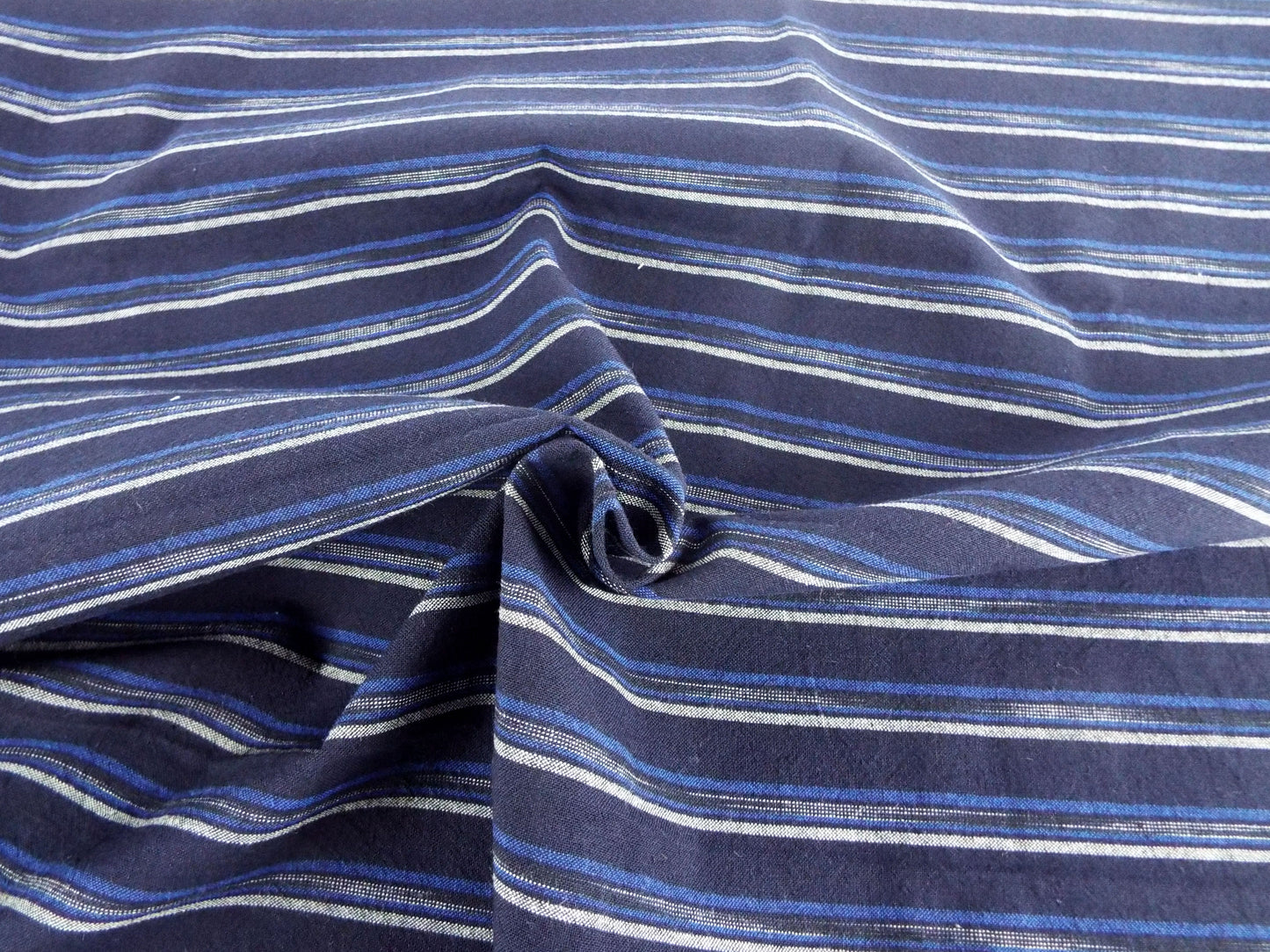 Kameda striped cotton fabric ordinary ground # 1