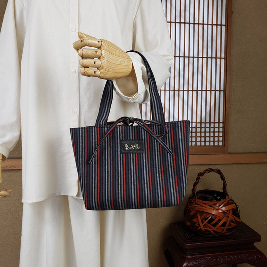 リバーシブルミニバッグ 34Cと霜降り黒