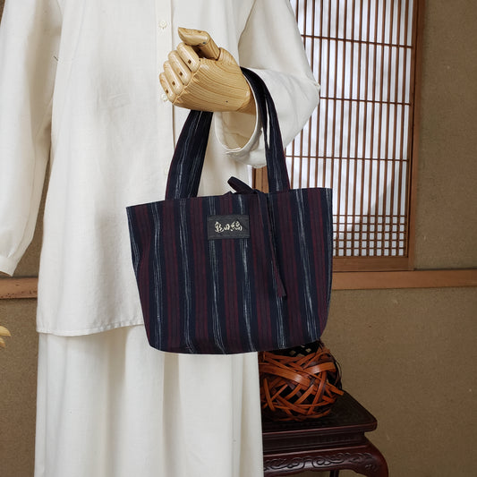 リバーシブルミニバッグ 10Aと霜降り赤