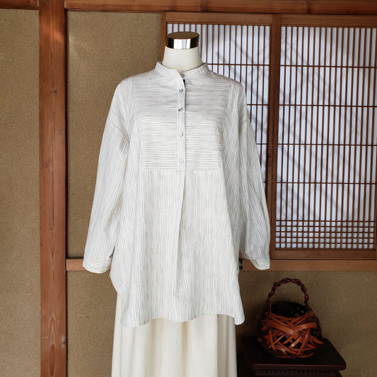 22004 スタンドカラーチュニック 5E