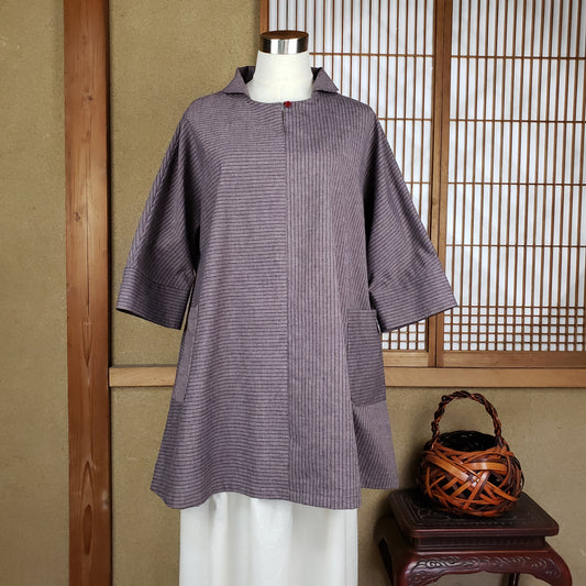 22014 フラットカラーチュニック 30B