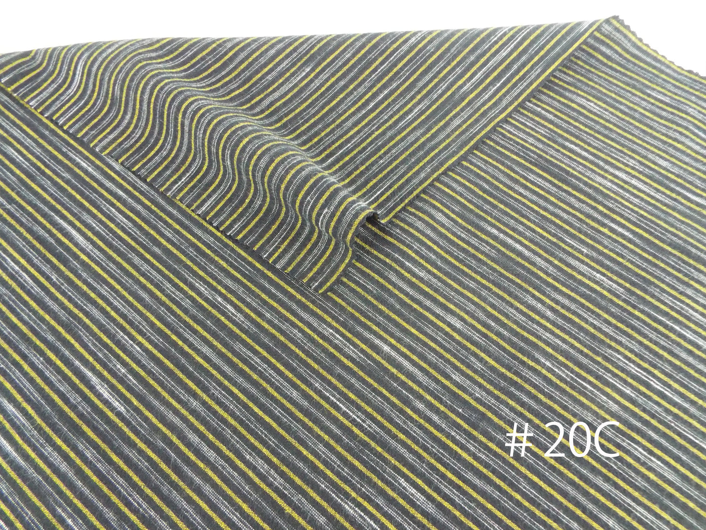 Kameda striped cotton fabric ordinary ground # 20 ABC 3 patterns