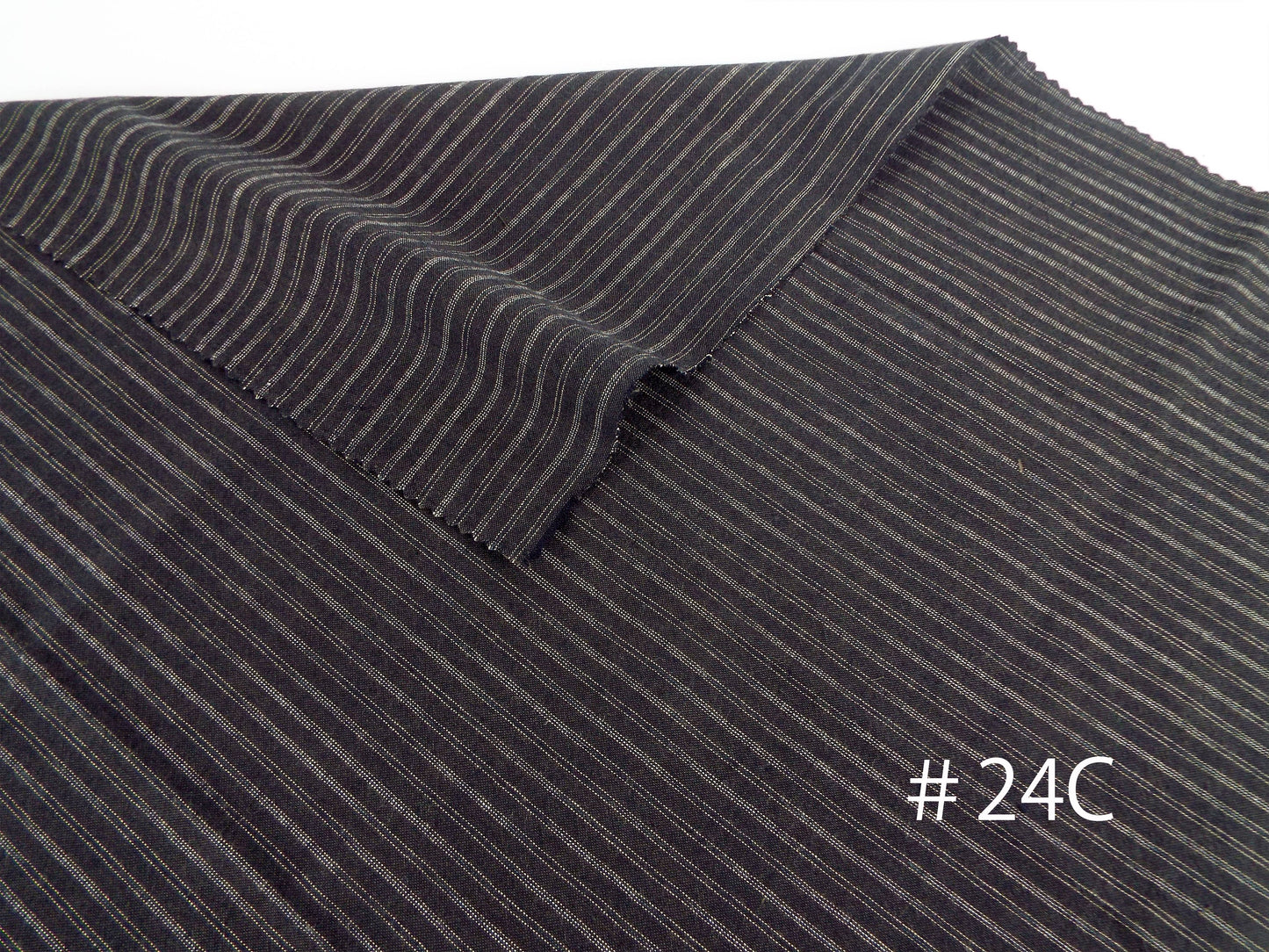 亀田縞　綿織物　普通地　#24　CEFの3パターン