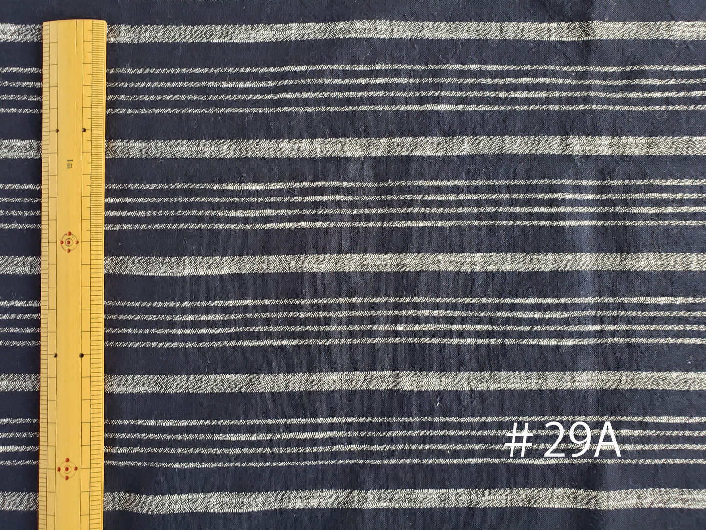 Kameda striped cotton fabric ordinary ground # 29A