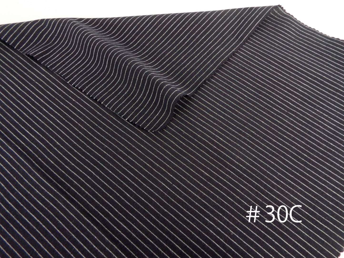 Kameda striped cotton fabric ordinary ground # 30 ABC 3 patterns