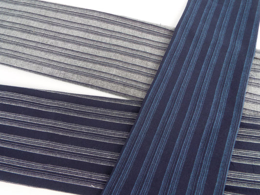 Kameda striped cotton fabric ordinary ground # 32 ABC 3 patterns