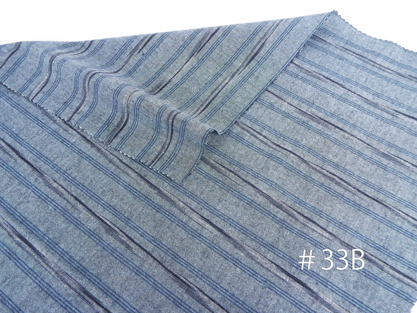 Kameda striped cotton fabric, ordinary ground # 33, AB 2 patterns