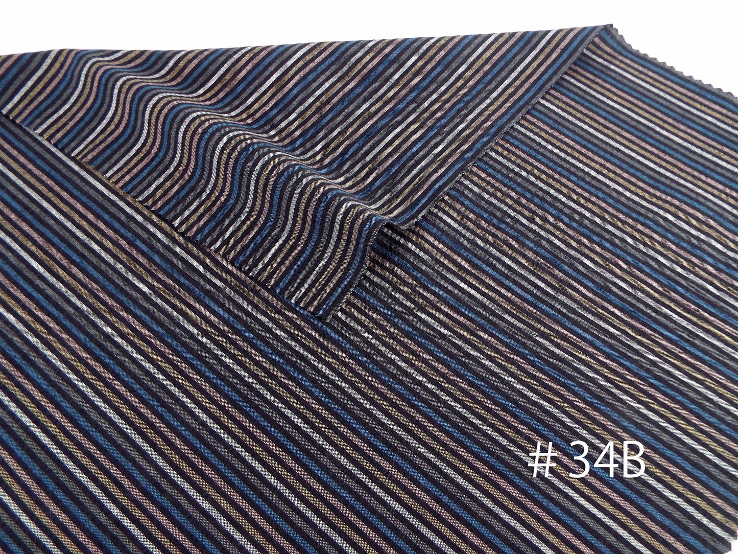 亀田縞　綿織物　普通地　#34　ABCの3パターン