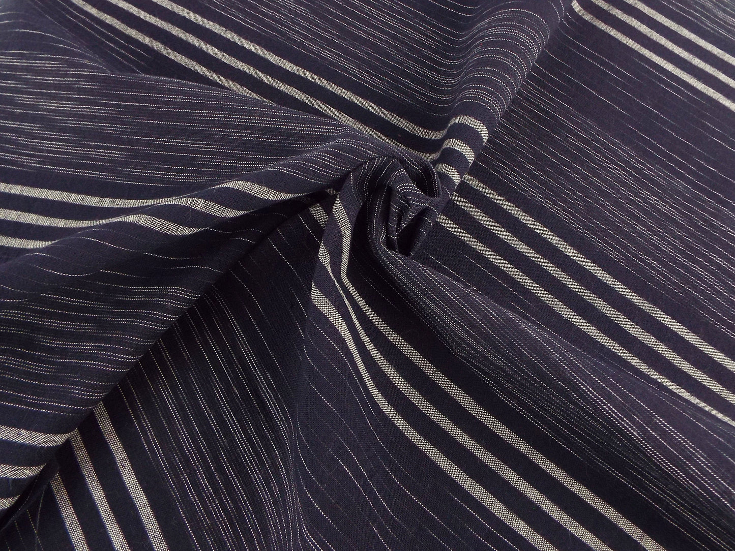 Kameda striped cotton fabric ordinary ground # 36