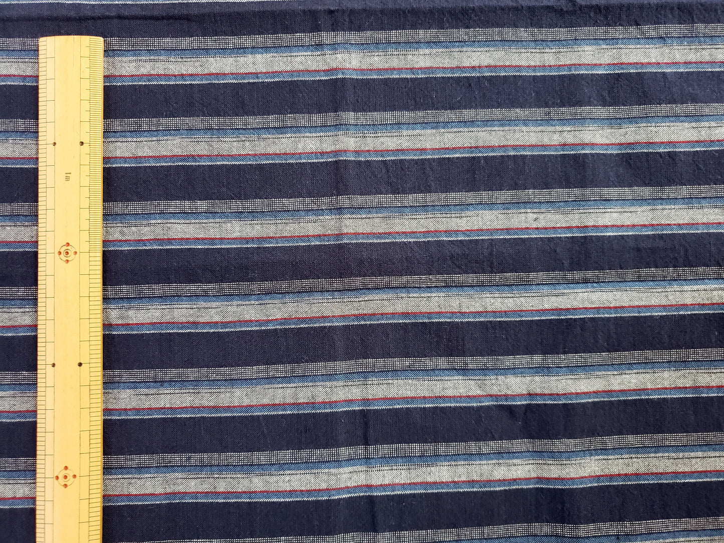 Kameda striped cotton fabric ordinary ground # 3