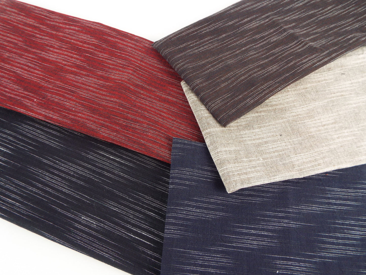 Kameda striped cotton fabric ordinary ground # 5 BDFHJ 5 patterns
