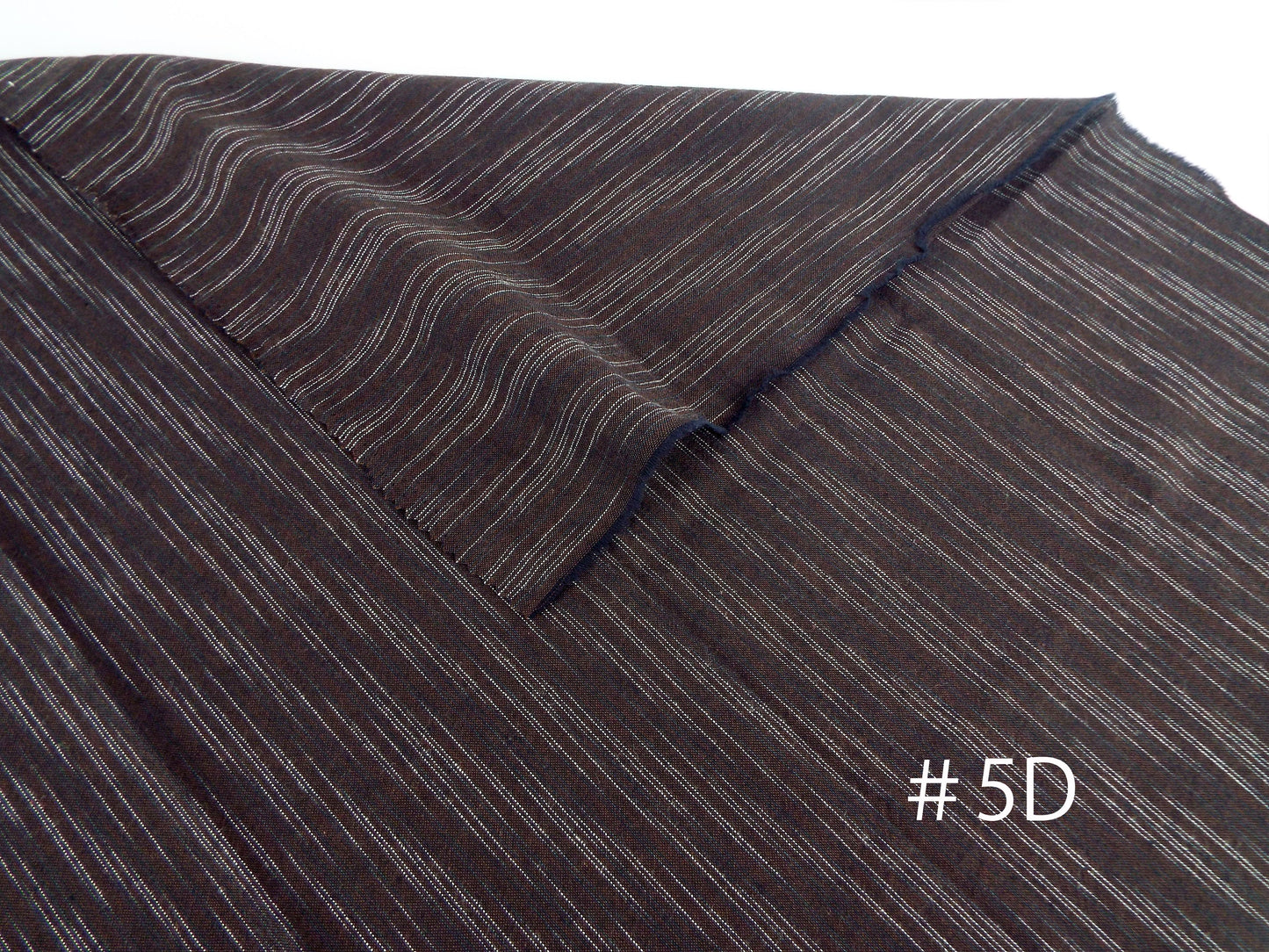 亀田縞　綿織物　普通地　#5　BDFHJの5パターン